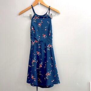 Lulu’s floral halter neck Casual Spring Vacation Coastal dress